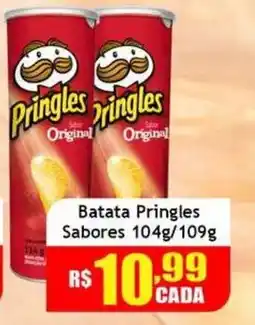 Supermercado Kibe Batata pringles sabores oferta