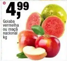 Frangolândia Goiaba vermelha ou maçã nacional oferta