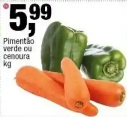Frangolândia Pimentão verde ou cenoura oferta