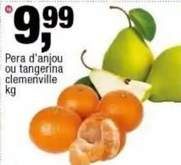 Frangolândia Pera d'anjou ou tangerina clemenville oferta