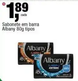 Frangolândia Sabonete em barra albany 80g tipos oferta