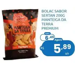Rede Compras Bolac sabor sertan manteiga da terra premium oferta