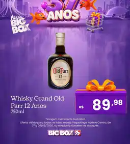 Big Box Whisky Grand Old Parr 12 Anos oferta