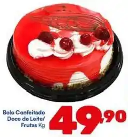 Barracão Supermercado Bolo Confeiteado Doce de Leite/ Frutas oferta