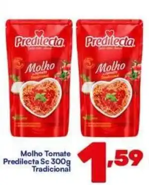 Molho Tomate Predilecta Sc 300g Tradicional