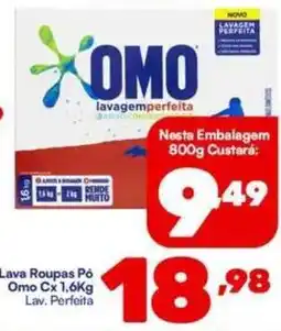 Barracão Supermercado Lava Roupas Pó Omo oferta
