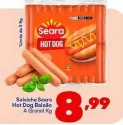 Barracão Supermercado Salsicha seara hot dog balcão oferta