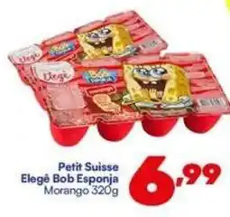 Barracão Supermercado Petit Suisse Elegê Bob Esponja Morango oferta