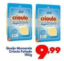 Barracão Supermercado Queijo Mussarela Crioulo Fatiado oferta