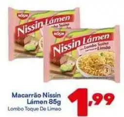 Barracão Supermercado Macarrão Nissin Lámen oferta