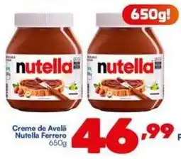 Barracão Supermercado Creme de Avelã Nutella Ferrero oferta