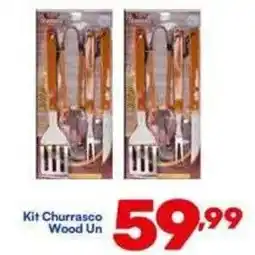 Barracão Supermercado Kit Churrasco Wood Un oferta