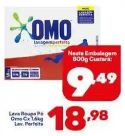 Barracão Supermercado Lava Roupa Pó Omo Cx 1,6kg Lav. Perfeita oferta