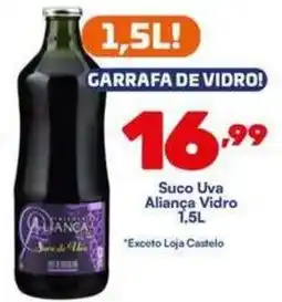 Barracão Supermercado Suco Uva Aliança Vidro oferta
