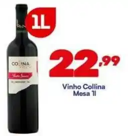 Barracão Supermercado Vinho collina mesa 1l oferta