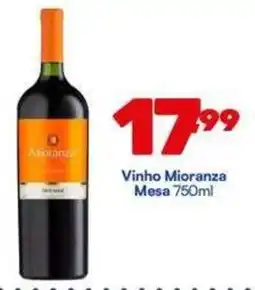 Barracão Supermercado Vinho Mioranza Mesa oferta