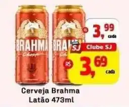 Sj Supermercados Cerveja Brahma Latão oferta