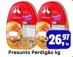 Sj Supermercados Presunto Perdigão kg oferta