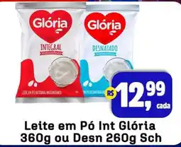 Sj Supermercados Leite em Pó Int Glória oferta