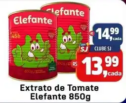 Sj Supermercados Extrato de Tomate Elefante oferta