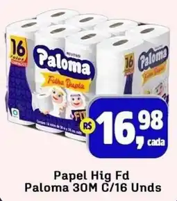 Sj Supermercados Papel Hig Fd Paloma oferta