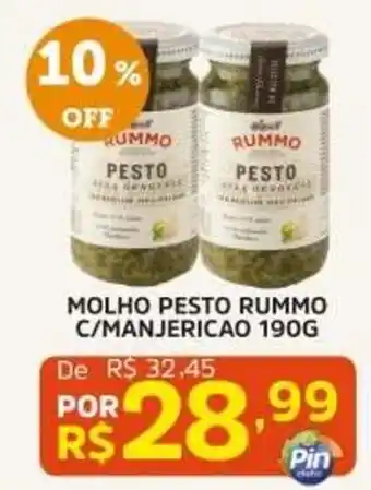 Molho pesto rummo c/manjericao