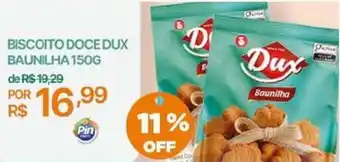 Biscoito doce dux baunilha