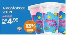 Pinheiro Supermercado algodão doce oferta