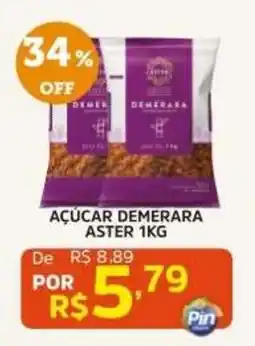 Pinheiro Supermercado Açúcar demerara aster oferta