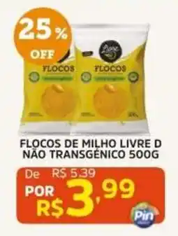 Pinheiro Supermercado Flocos de milho livre d não transgênico oferta