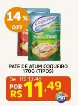 Pinheiro Supermercado Patê de atum coqueiro oferta