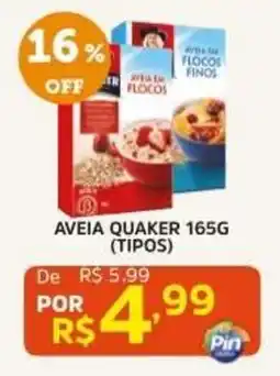 Pinheiro Supermercado Aveia quaker 165g (tipos) oferta