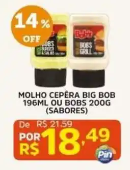 Pinheiro Supermercado molho cepêra big bob oferta