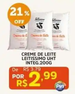 Pinheiro Supermercado Creme de leite leitissimo uht oferta