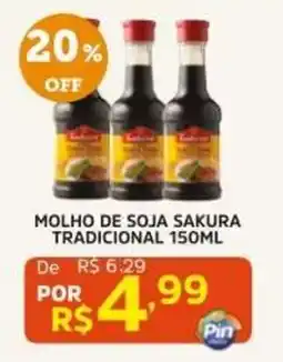Pinheiro Supermercado molho de soja sakura tradicional oferta