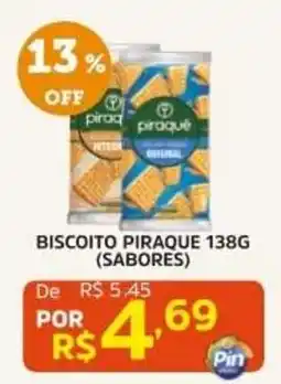 Pinheiro Supermercado Biscoito piraque (sabores) oferta