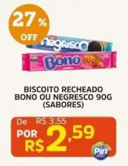 Pinheiro Supermercado Biscoito recheado bono ou negresco oferta