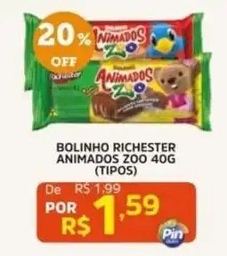 Pinheiro Supermercado Bolinho richester animados zoo oferta