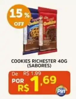 Pinheiro Supermercado Cookies richester 40g (sabores) oferta