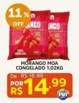 Pinheiro Supermercado Morango moa congelado oferta