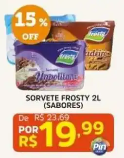 Pinheiro Supermercado Sorvete frosty 2l (sabores) oferta