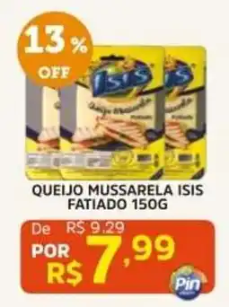 Pinheiro Supermercado Queijo mussarela isis fatiado oferta