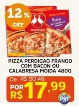 Pinheiro Supermercado pizza perdigao frango com bacon ou calabresa moida oferta