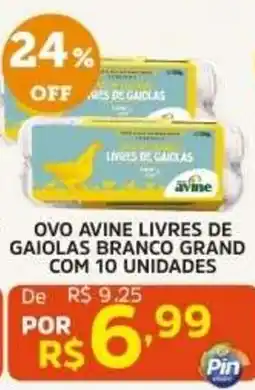 Pinheiro Supermercado ovo avine livres de gaiolas branco grand oferta