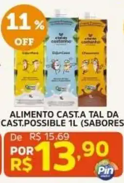 Pinheiro Supermercado Alimento cast.a tal da cast.possible 1l (sabores) oferta