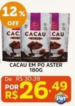 Pinheiro Supermercado Cacau em po aster oferta