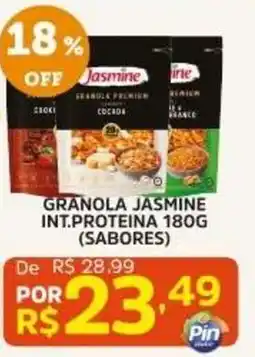 Pinheiro Supermercado Granola jasmine int.proteina 180g (sabores) oferta
