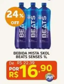 Pinheiro Supermercado Bebida mista skol beats senses oferta