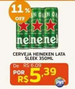 Pinheiro Supermercado Cerveja heineken lata sleek oferta
