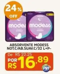 Pinheiro Supermercado Absorvente modess oferta